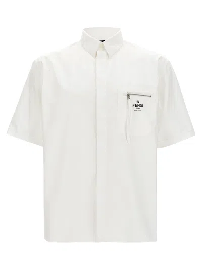 Shop Fendi Roma Shirt, Blouse White