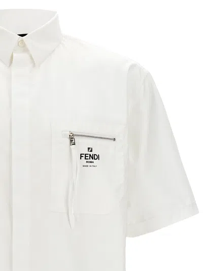 Shop Fendi Roma Shirt, Blouse White