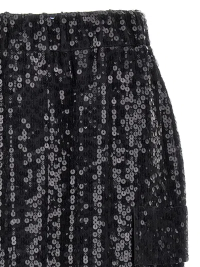 Shop Brunello Cucinelli Sequin Skirt Skirts Gray