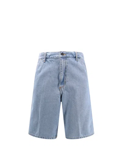 Shop Carhartt Single Knee Denim Bermuda Shorts