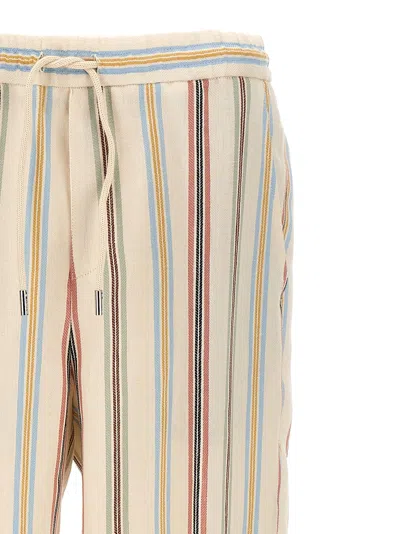 Shop Etro Striped Pants Multicolor