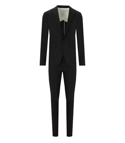 Shop Dsquared2 Single-breasted Two-piece Tailored Suit In Nero