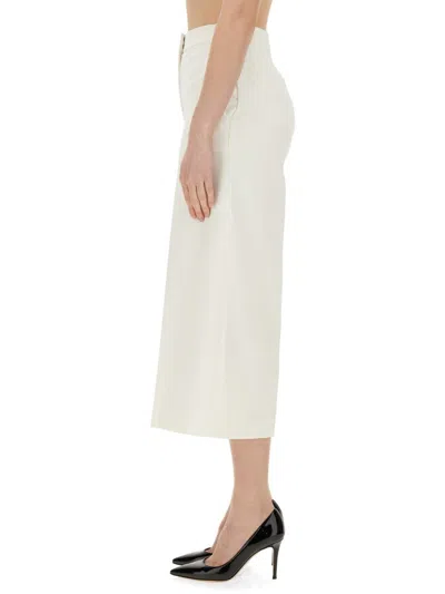 Shop Theory Cropped Pants In White