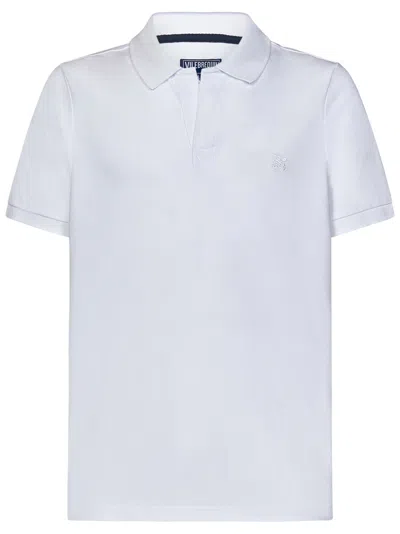 Shop Vilebrequin Palatin Polo Shirt In Bianco