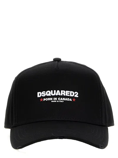 Shop Dsquared2 Rocco Baseball Cap In Black