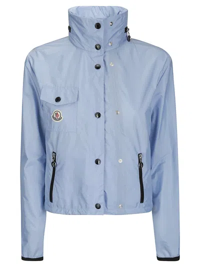Shop Moncler Lico Jacket In Medium Blue