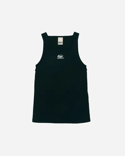 Shop Perks And Mini Square Tank Top A In Black