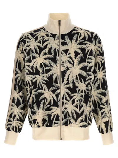 Shop Palm Angels Palms Sweatshirt In Nero