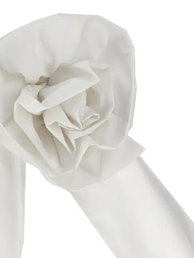 Shop Magda Butrym Bralette 'rose Sweetheart' In White