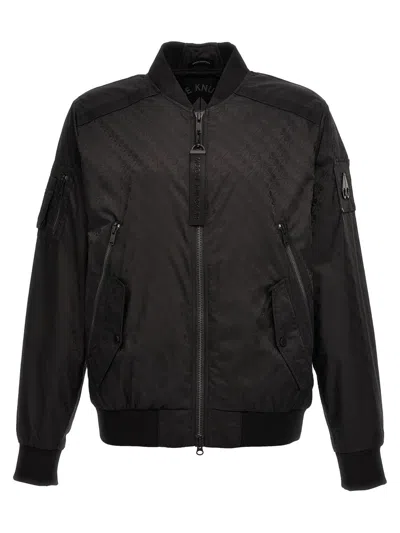Shop Moose Knuckles 'courville' Bomber Jacket In Black
