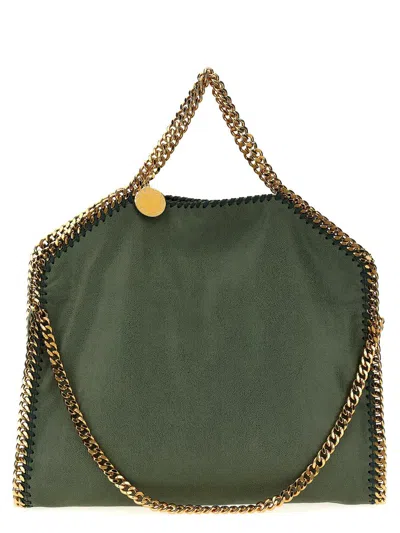 Shop Stella Mccartney 'falabella 3 Chain' Handbag In Green