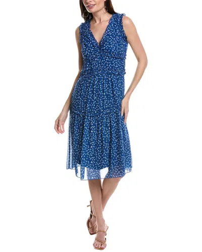 Shop Tash + Sophie Midi Dress In Blue
