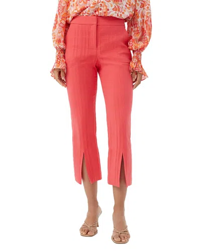 Trina Turk North Beach Ankle Drop Pants In Pink