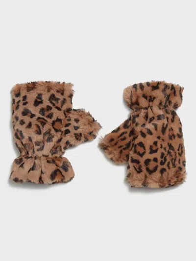 Shop Apparis Ariel Gloves In Leopard In Multi