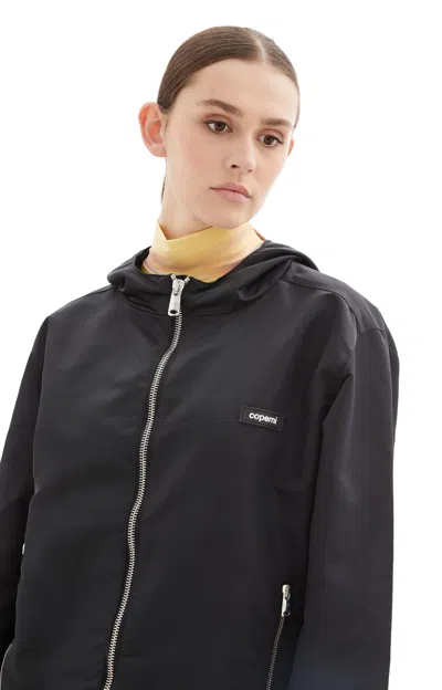 Shop Coperni Horn Zipped Blouson Jacket In Black