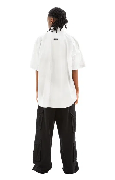 Shop Vetements Anime Short Sleeved Shirt In Black/white