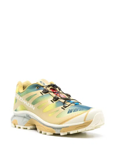 Shop Salomon Xt-4 Og Aurora Borealis Sneakers In Yellow/multicolor