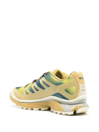 Shop Salomon Xt-4 Og Aurora Borealis Sneakers In Yellow/multicolor