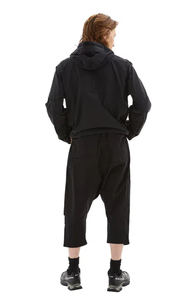 Acronym Low-rise Cropped Trousers In Black