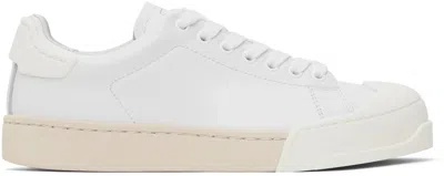 Shop Marni Dada Bumper Sneakers In Zo434 Lily White