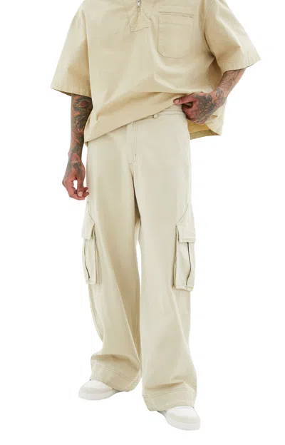 Shop Rhude Parta Spray Cargo Pants In Beige