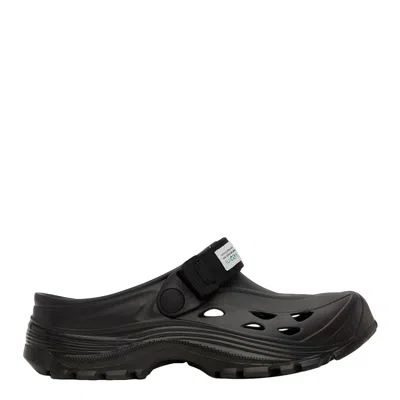 Suicoke Moulded Slip-on 25mm Sandals In Black