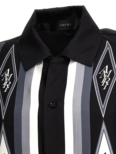 Shop Amiri ' Diamond Bowling' Shirt In Black