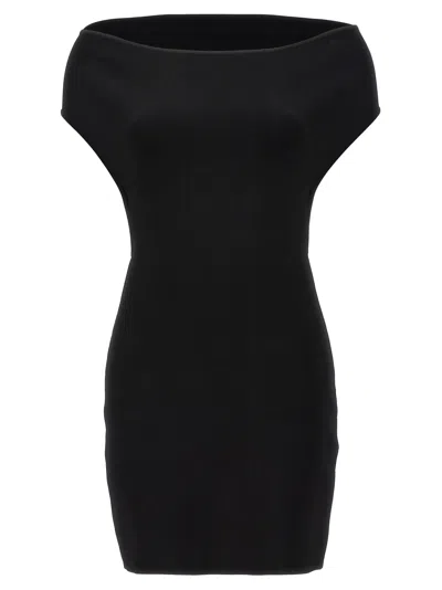 Shop Jacquemus La Robe Cubista Dress In Black