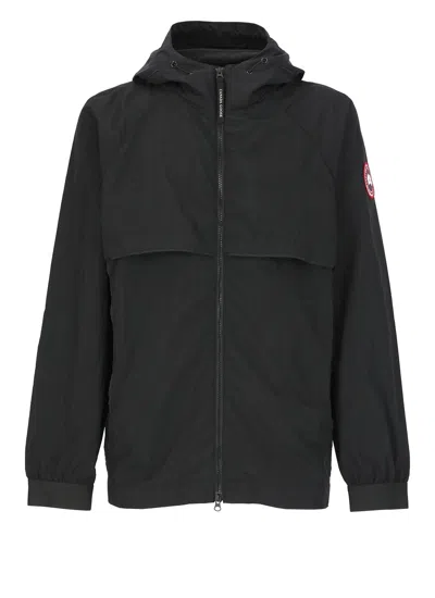 Shop Canada Goose Faber Hoody Jacket In Black