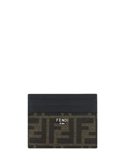 Shop Fendi Card Holder In Multcolor
