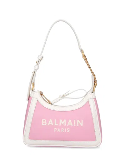 Shop Balmain Shoulder Bag In Pink