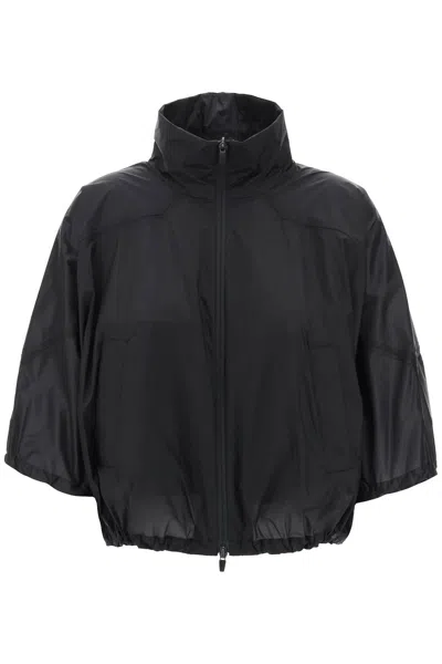 Shop Herno Laminar Windbreaker Jacket In Liquid Shine Finish In Black