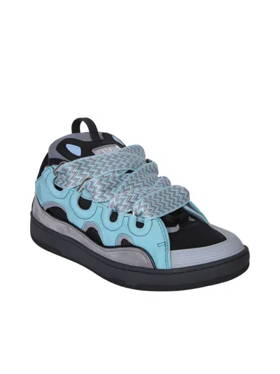 Shop Lanvin Sneakers In Blue