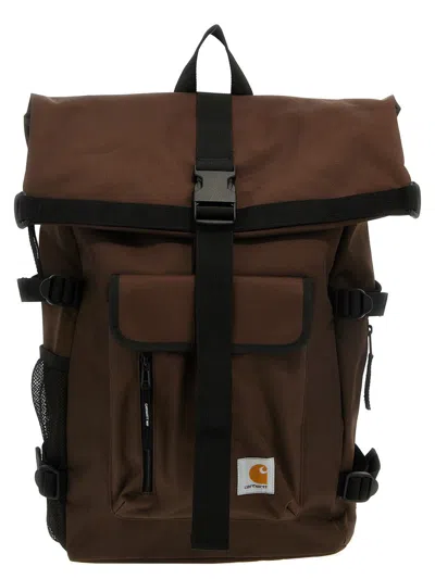 Shop Carhartt Wip 'philis' Backpack In Brown