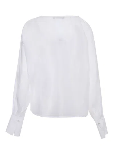 Shop Max Mara Studio Shirt In White