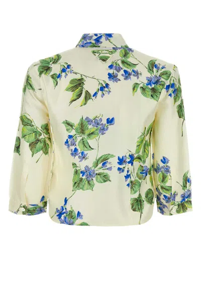 Shop Prada Shirts In Floral