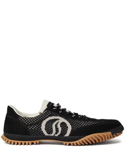 Shop Stella Mccartney S-wave Sneakers In Black