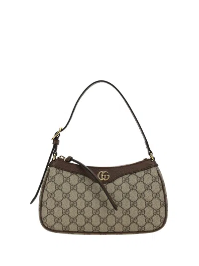 Shop Gucci Ophidia Shoulder Bag In Ebony