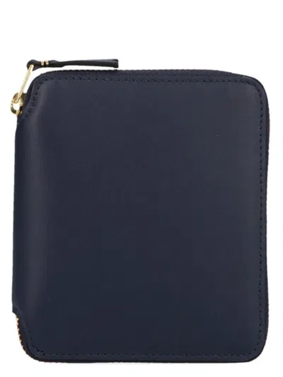 Shop Comme Des Garçons 'arecalf' Wallet In Blue