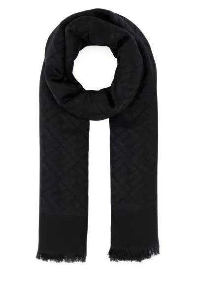 Shop Fendi Scarves And Foulards In Black