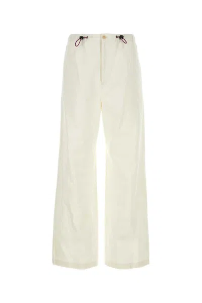 Shop Gucci Pants In White