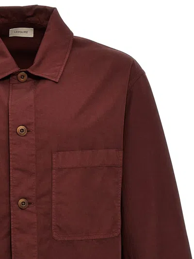 Shop Lemaire 'ls Pyjama' Shirt In Brown