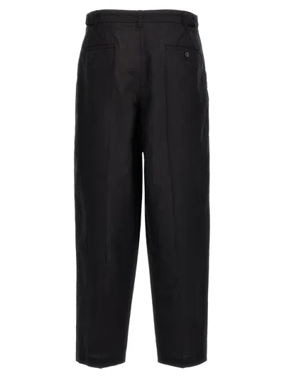 Shop Lemaire 'carrot' Trousers In Black