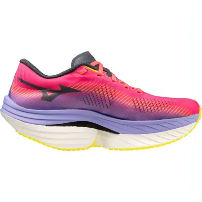 Pre-owned Mizuno Womens Wave Rebellion Pro Running Shoes Trainers Carbon Plated - Pink In Rosa