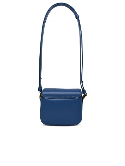 Shop Apc A.p.c. Light Blue Leather Bag