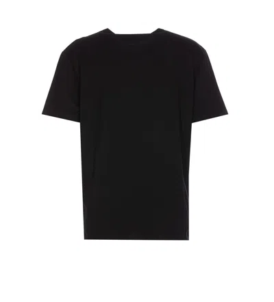 Shop Alexander Mcqueen Embroidered T-shirt In Black