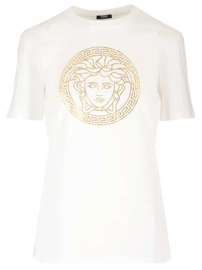 Shop Versace Regular Fit Medusa In White