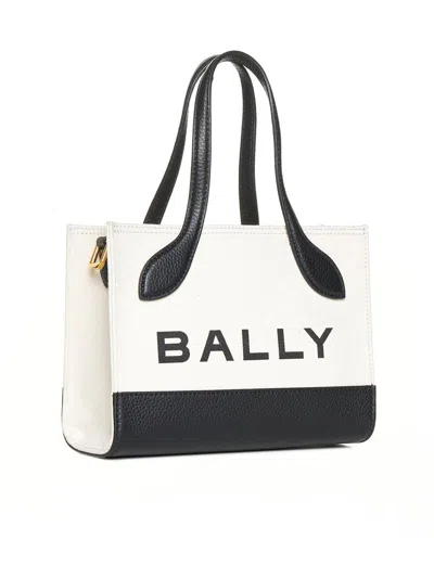 Shop Bally Bags In Neutrals/black