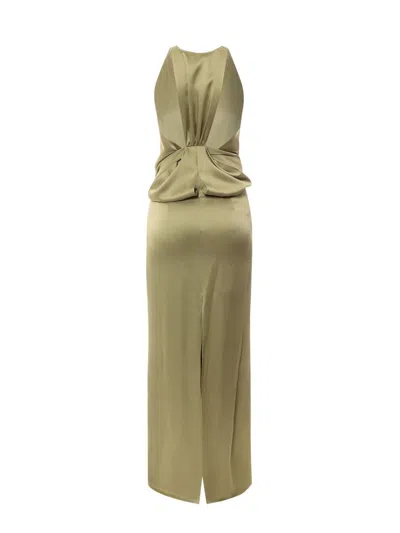Shop Blumarine Long Dresses. In Greygreen