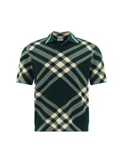 Shop Burberry Polo Shirts In Daffodil